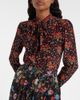 Gucci Gucci Bow-detail floral silk blouse - 2