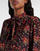 Gucci Gucci Bow-detail floral silk blouse - 3