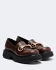 Gucci Gucci Brittany Horsebit leather platform loafers - 1