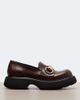 Gucci Gucci Brittany Horsebit leather platform loafers - 5