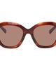 Gucci Gucci Brown Geometric-Frame Sunglasses - 1