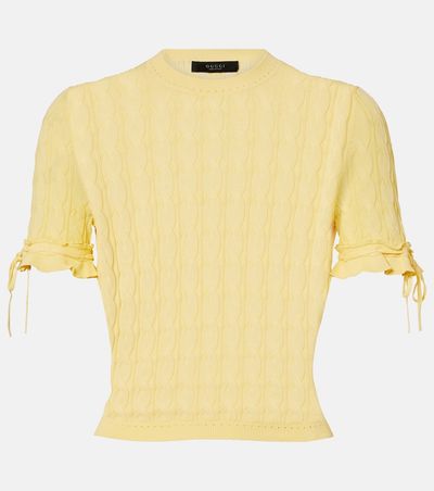 Gucci Gucci Cable-knit sweater
