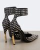 Gucci Gucci Castello embellished satin pumps - 3
