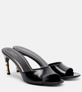 Gucci Gucci Castello leather mules