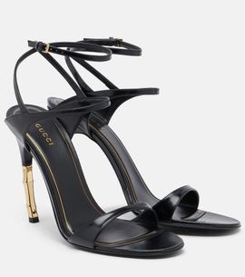 Gucci Gucci Castello leather slingback sandals