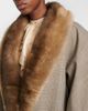 Gucci Gucci Checked shearling-trimmed wool jacket - 4