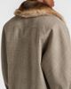 Gucci Gucci Checked shearling-trimmed wool jacket - 6
