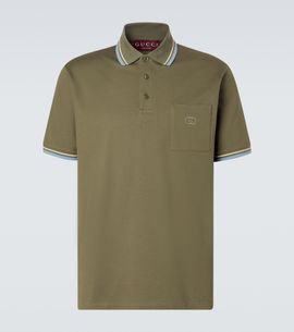 Gucci Gucci Cotton-blend piqué polo shirt