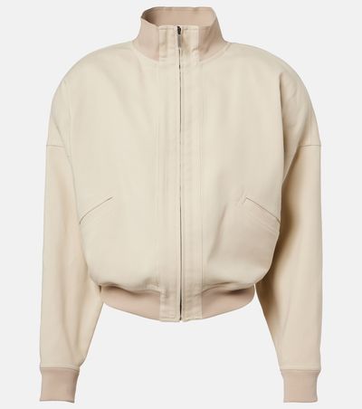 Gucci Gucci Cotton poplin bomber jacket