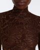Gucci Gucci Cropped silk-blend lace turtleneck top - 3