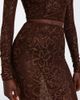 Gucci Gucci Cropped silk-blend lace turtleneck top - 4