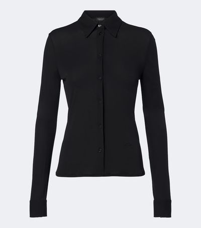 Gucci Gucci Crêpe jersey shirt
