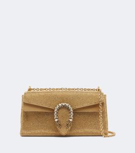 Gucci Gucci Dionysus Small embellished suede shoulder bag