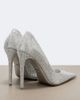 Gucci Gucci Donna embellished metallic leather pumps - 3