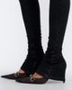 Gucci Gucci Donna GG canvas leather-trimmed pumps - 2