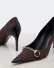 Gucci Gucci Donna GG canvas leather-trimmed pumps - 6