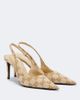 Gucci Gucci Donna GG embellished slingback pumps - 1