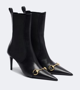 Gucci Gucci Donna Horsebit leather ankle boots