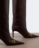 Gucci Gucci Donna Horsebit leather knee-high boots - 6