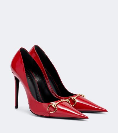 Gucci Gucci Donna Horsebit patent leather pumps