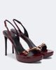 Gucci Gucci Donna patent leather platform sandals - 1