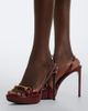 Gucci Gucci Donna patent leather platform sandals - 2