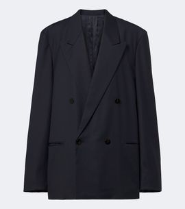 Gucci Gucci Double-breasted oversized wool blazer