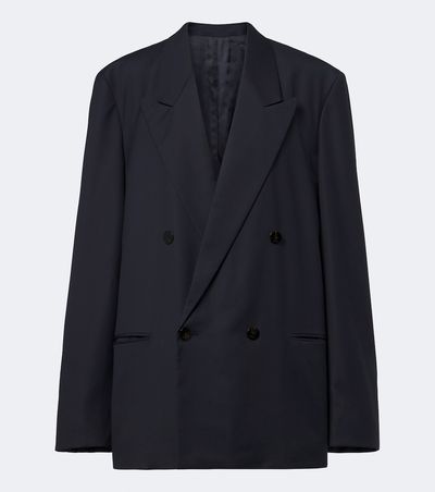 Gucci Gucci Double-breasted oversized wool blazer