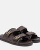 Gucci Gucci Double G GG Canvas sandals - 1