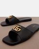 Gucci Gucci Double G leather slides - 7