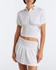 Gucci Gucci Double G shirred silk top - 2