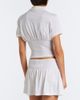 Gucci Gucci Double G shirred silk top - 4