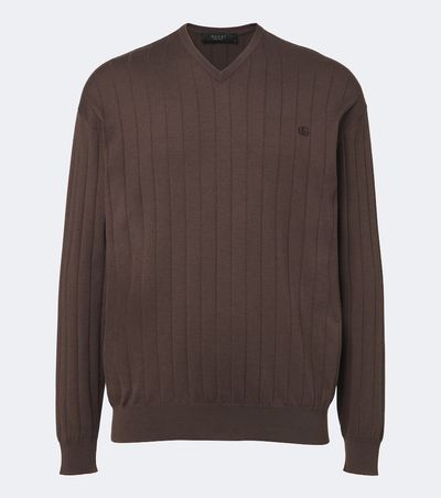 Gucci Gucci Double G silk and cotton sweater
