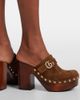 Gucci Gucci Double G suede clogs - 2