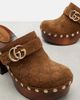 Gucci Gucci Double G suede clogs - 6