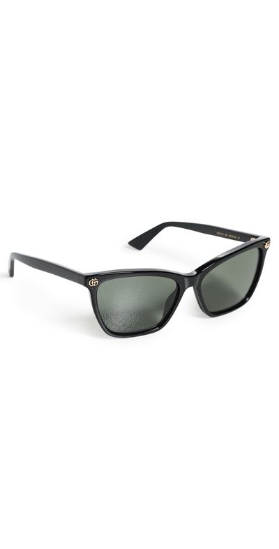 Gucci Gucci Double G Sunglasses Black-Black-Grey One