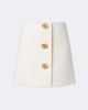 Gucci Gucci Double G wool crêpe miniskirt - 1