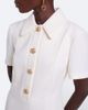 Gucci Gucci Double G wool crêpe polo dress - 3