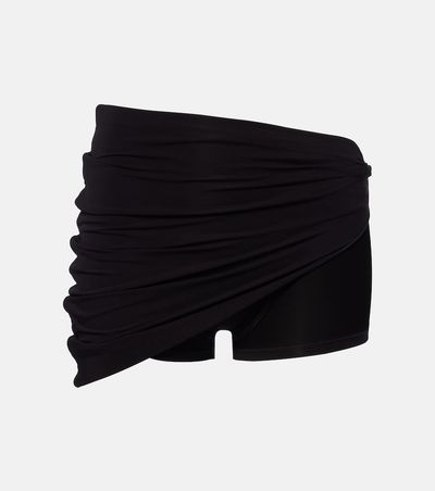 Gucci Gucci Draped crÃªpe jersey shorts