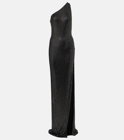 Gucci Gucci Embellished one-shoulder jersey gown