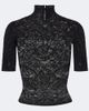 Gucci Gucci Embellished silk-blend lace crop top - 1
