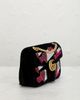 gucci Gucci Embellished Velvet GG Marmont Shoulder Bag - 4
