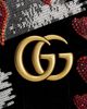 gucci Gucci Embellished Velvet GG Marmont Shoulder Bag - 6