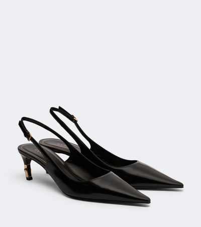 Gucci Gucci Eva leather slingback pumps