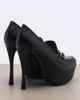 Gucci Gucci Fame Horsebit leather platform pumps - 4