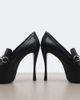 Gucci Gucci Fame Horsebit leather platform pumps - 5