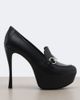 Gucci Gucci Fame Horsebit leather platform pumps - 6