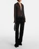 Gucci Gucci Floral devorÃ© velour wide-leg pants - 2