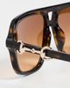 Gucci Gucci GG2052S Sunglasses Havana-Havana-Brown One - 5