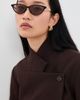 Gucci Gucci GG2211S Cat Eye Sunglasses Havana/Gold/Violet One - 3